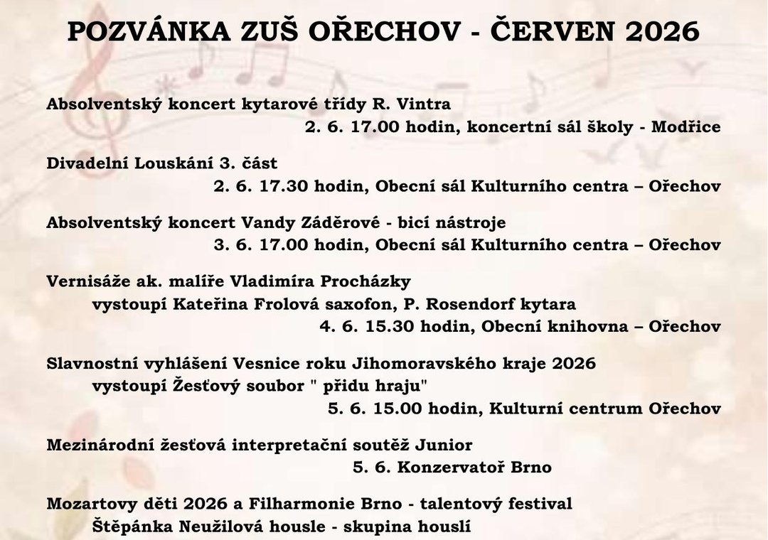 Pozvánka červen 2026