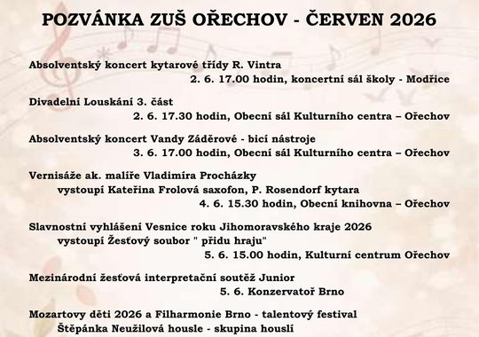 Pozvánka červen 2026