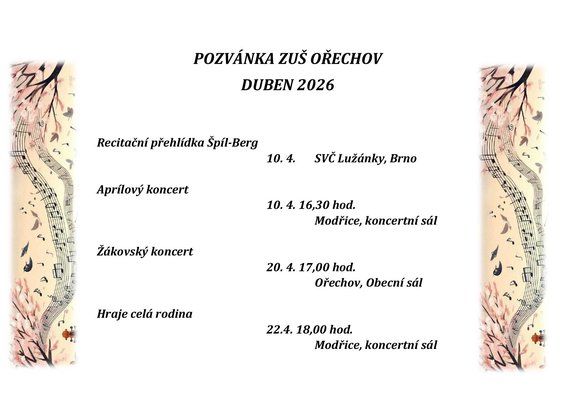 POZVÁNKA duben 2026