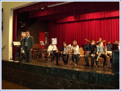 11. Dechový orchestr ZUŠ Ořechov - Modřice Taškaříci  pod pedagog.vedením ředitele Mgr. Petra Křivánka, foto Irena Pšeničková