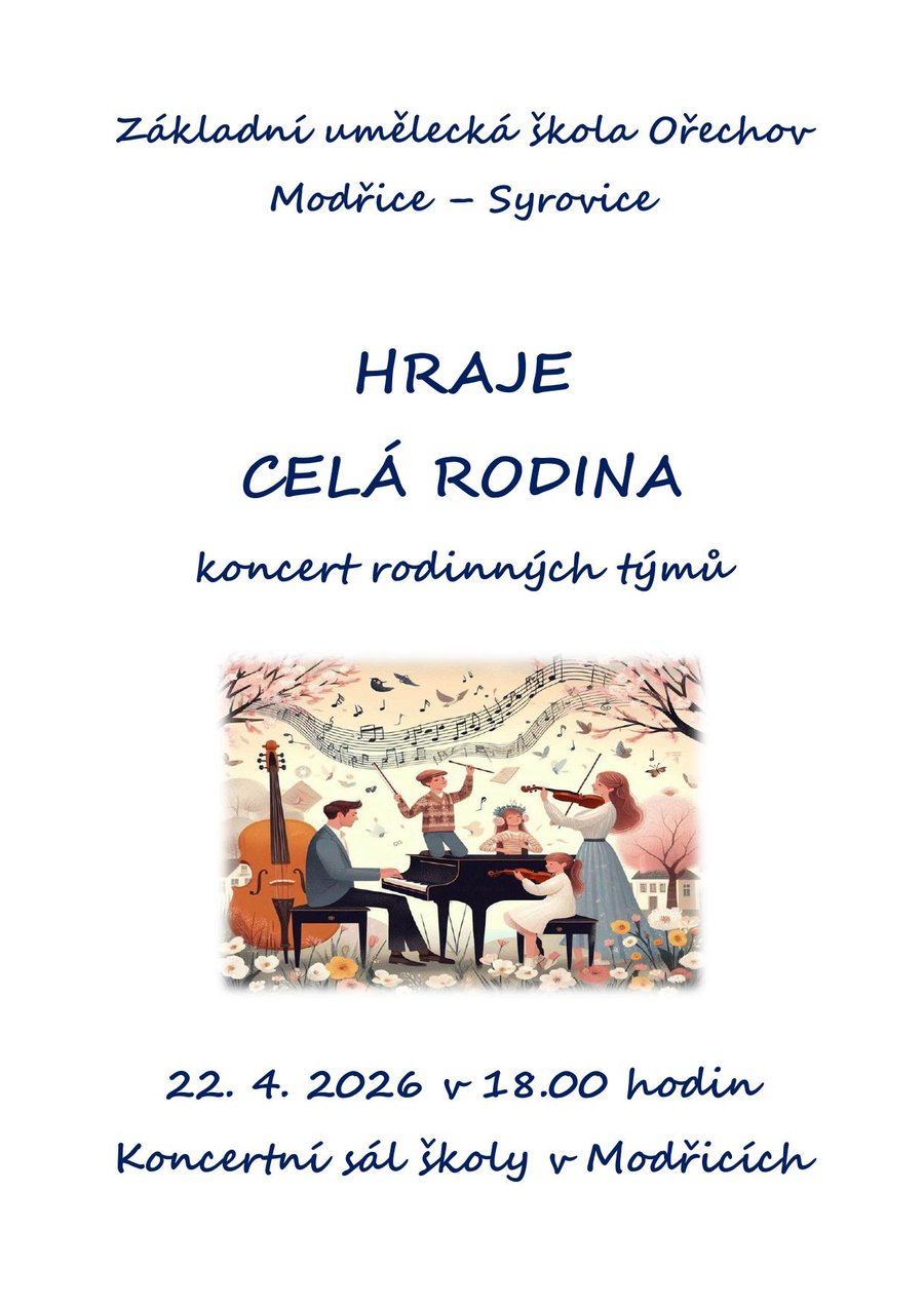 hraje celá rodina 22.4.2026