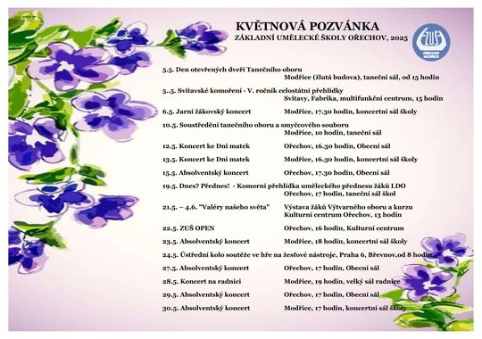 Pozvánka květen 2025