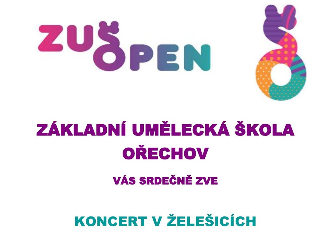 ZUŠ OPEN 2026 v Želešicích a Radosticích